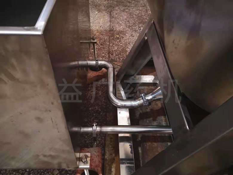 AS-40B清洗甩水聯(lián)合一體機(jī)過水管