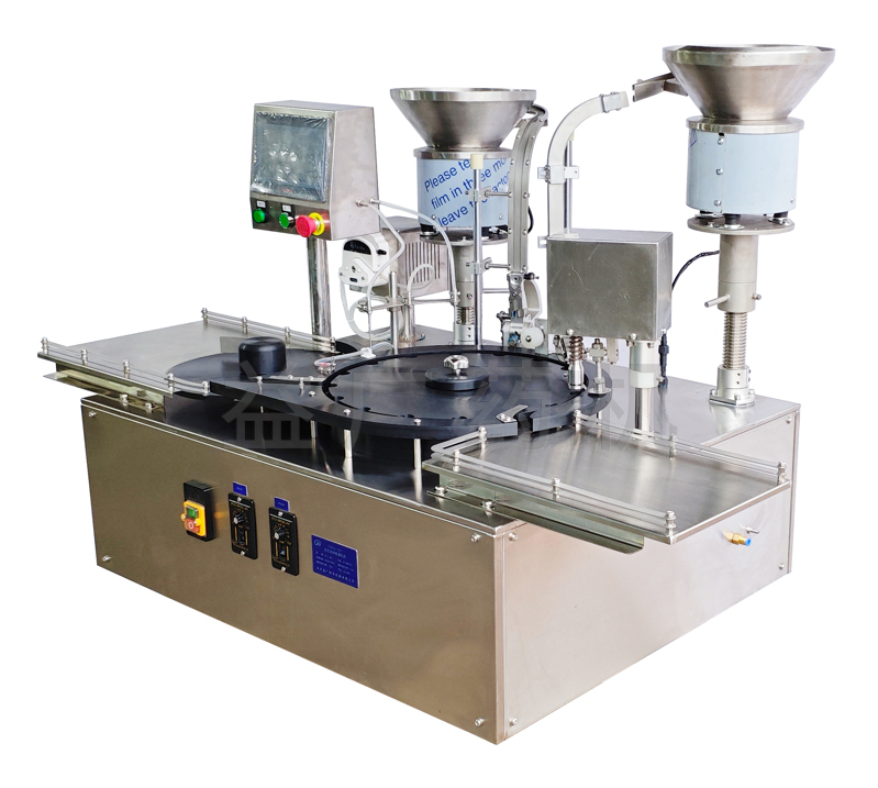 YHGZ-20臺式西林瓶灌裝加塞軋蓋一體機3